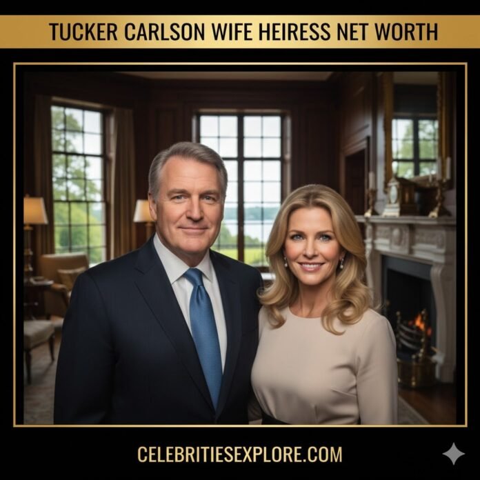 tucker carlson wife heiress net worth